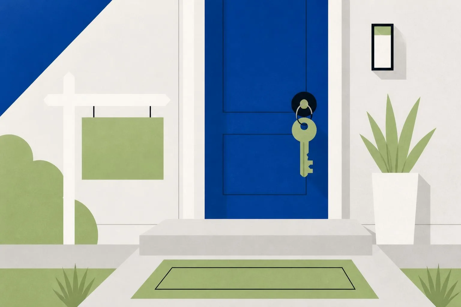 Keys handed over after closing a conventional home loan in Phoenix, Arizona